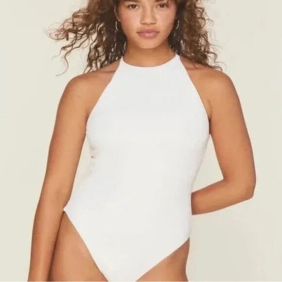 Andie Women's White One Piece Swimsuit - Picture 1 of 6